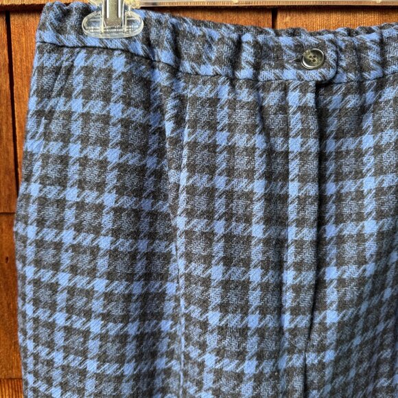 Vintage Pendleton Blue/Black 100% Virgin Wool Lined Pants in Women's 12 - Picture 6 of 11